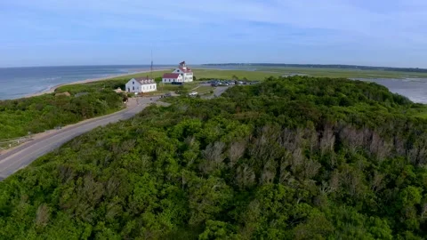 Coast Guard station Cape Cod 库存影片 195825824