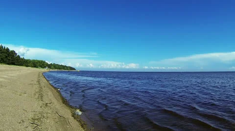 The coast of the Gulf Stock Footage