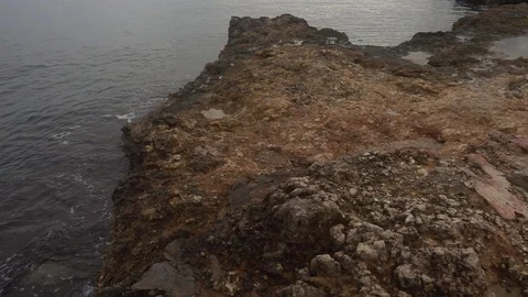 The coast of ibiza a cloudy day Stock Footage 102549068
