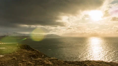 Coast of Iceland Stock Footage 154860997