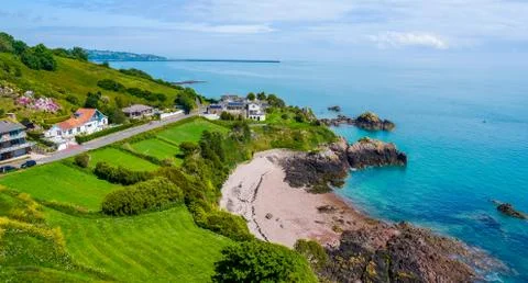 Coast Jersey Island Stock Photos