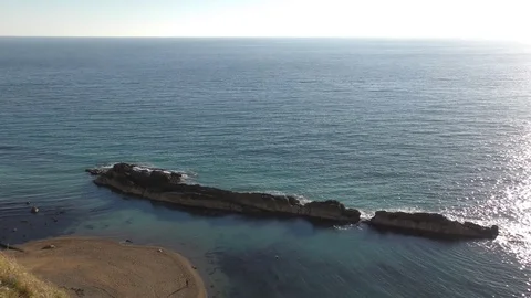The coast of the Jurassic period. Stock Footage 75011761