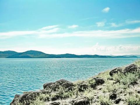Coast of Lake Foto stock