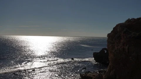 The coast of lampolla de mar in tarragona Stock-Footage 101342860