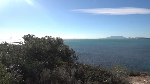 The coast of lampolla de mar in tarragona Stock Footage 101372612