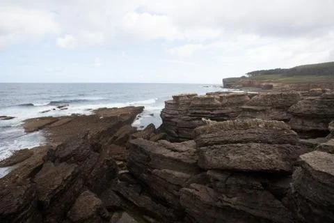 Coast landscape. Stock Photos