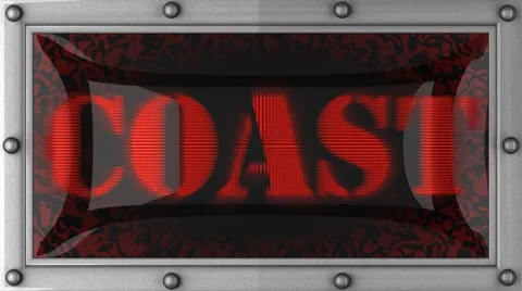 Coast on led Stock Footage 8685288