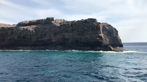 Coast line and cliffs Stock Footage 155625770