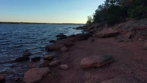 Coast Low Fly Video stock 220530405