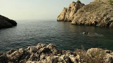 Coast of mallorca (Camera motion) Vidéo 12153036