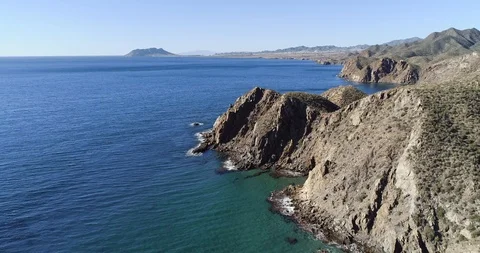 Coast in Mazarron Murcia Spain Stock Footage 98659403
