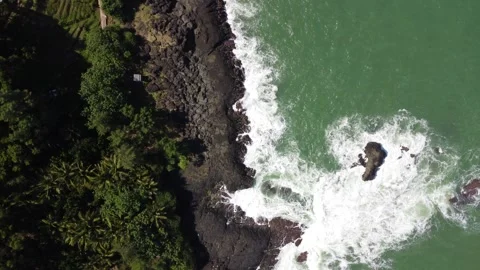 The coast Menganti Beach Video stock 241965217