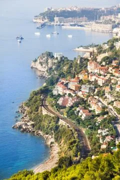 The coast of Monaco Foto stock