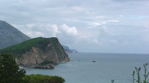 Coast of Montenegro Stock Footage 33354533