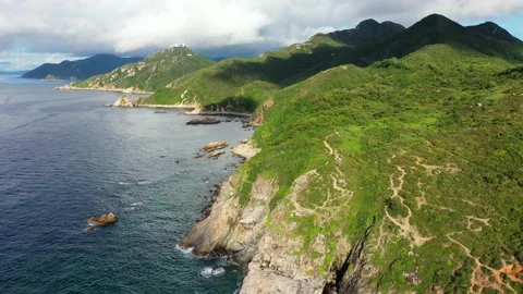 Coast mountains at Shenzhen Stock Footage 160235798