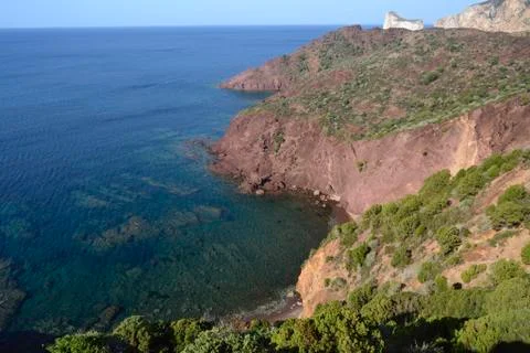Coast of Nebida Stock Photos