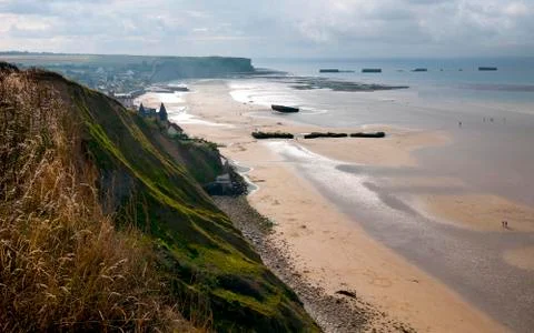 Coast of normandy Foto stock