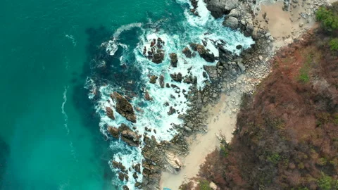 Coast of Oaxaca Stock Footage 247584434