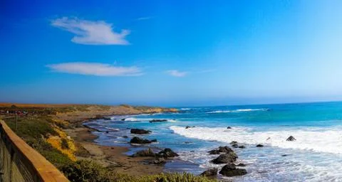 Coast Panorama Stock Photos