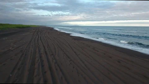 Coast, sea, clouds Stock Footage 174934291