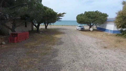 Coast sea drone Stock Footage 97303463