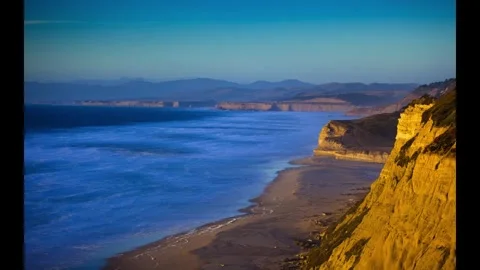 Coast on the sea Stock Footage 314908726