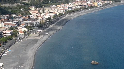 Coast of Sicily coast Stock Footage 97832694