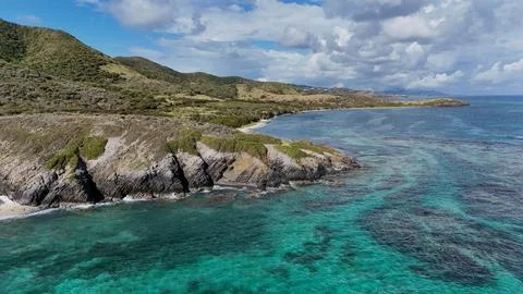 Off the coast somewhere. Stock Photos