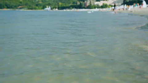 Coast in summer day Stock Footage 96220185