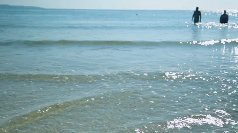 Coast in summer day Stock Footage 96220466