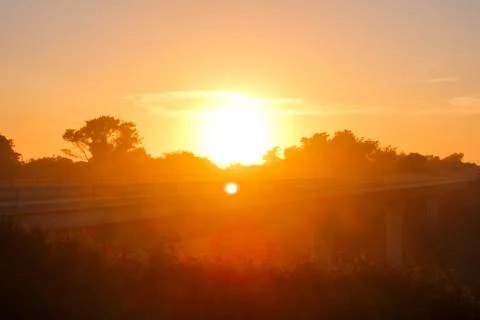 Coast Sun Set 写真素材