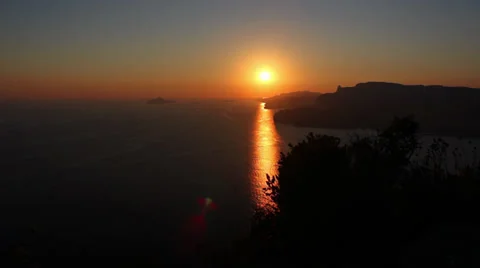 Coast Sunset 库存影片 29665660