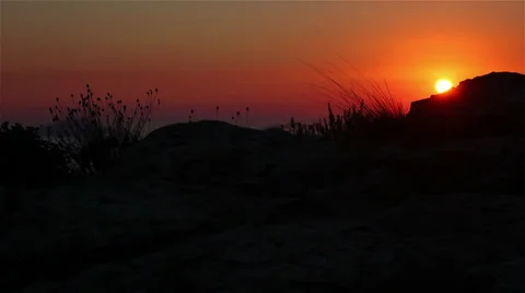 Coast Sunset 库存影片 29668635