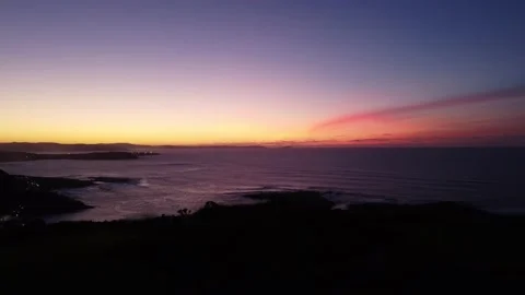 Coast sunset Stock Footage 170195543