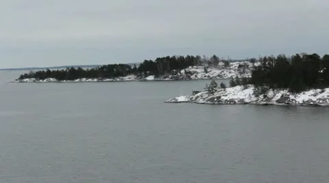 The coast of Sweden Stock Footage 20435049