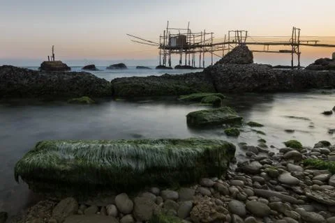 The coast of the Travocchi Stock Photos