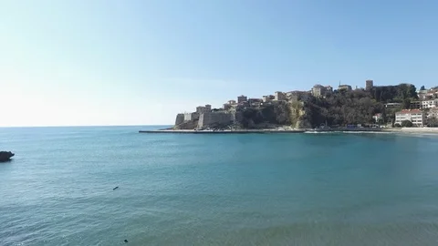 Coast of Ulcinj 4K Stock Footage 69827362