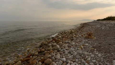 The coast of the urbanization cap and corp in alcocebre Stock Footage 73867252