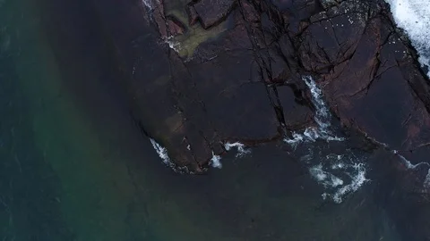 Coast with waves Stock Footage 90726003