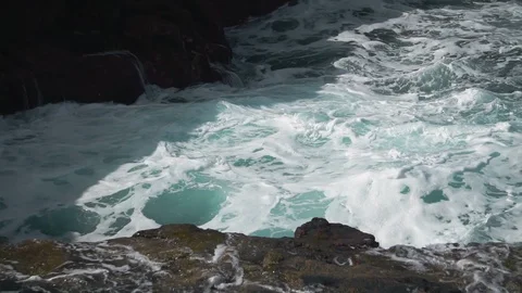 Coast Waves Stock Footage 121858406