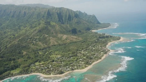 Coastal Aerial Stock Footage 75298552