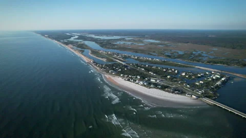 Coastal ariel Stock Footage 264732087