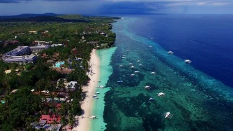 Coastal beach in the Philippines Stock Photos