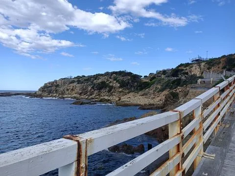A coastal break Stock Photos