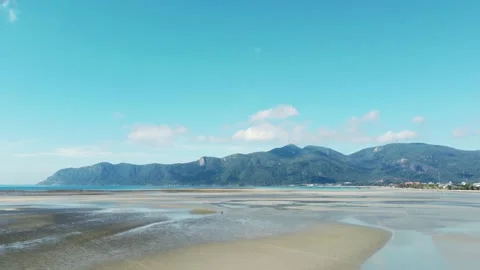 Coastal city during lockdown Stock Footage 156448611