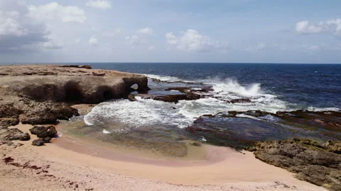 Coastal Cliff 002 Stock Footage 340040683