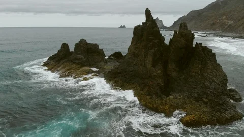 Coastal Cliff Stock Footage 91667244