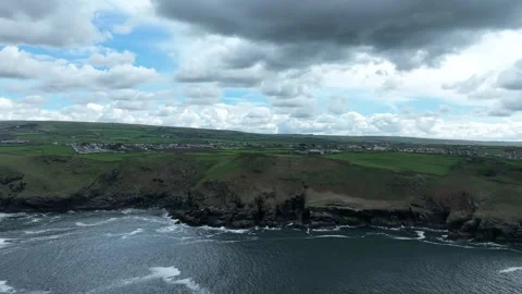 Coastal Cliff Stock Footage 307872765