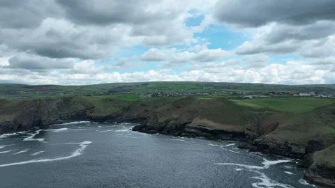 Coastal Cliff Stock Footage 307872789