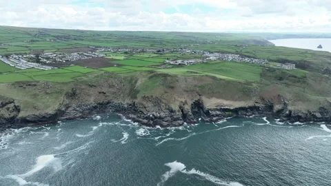 Coastal Cliff Stock Footage 307872806